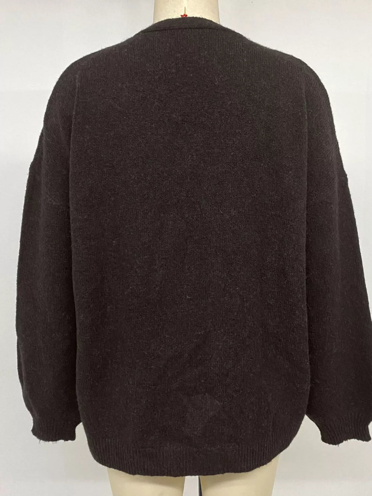 Tie waist dropped shoulder wrap cardigan