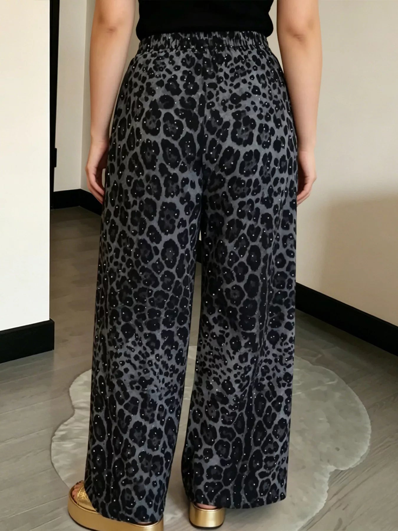 Trendsi Drawstring Wide-Leg Pants -