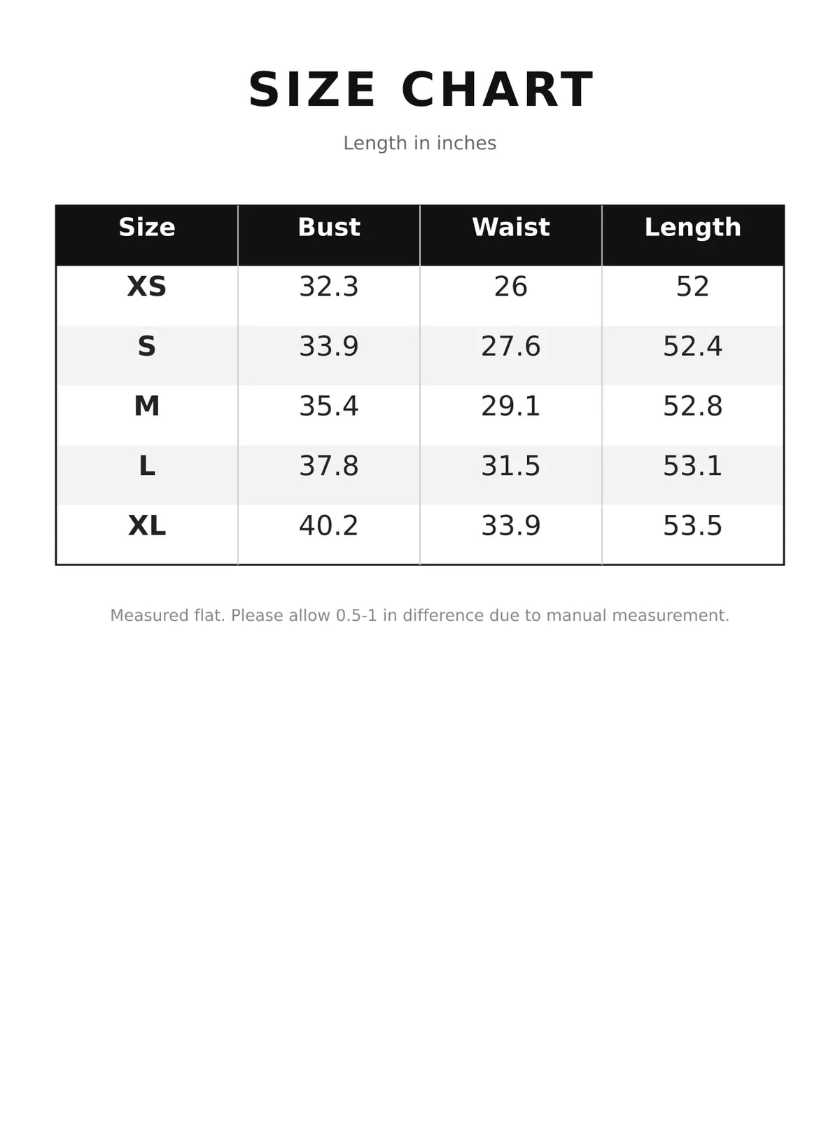Lace Halter Neck Pleated Maxi Dress — size and measurement chart