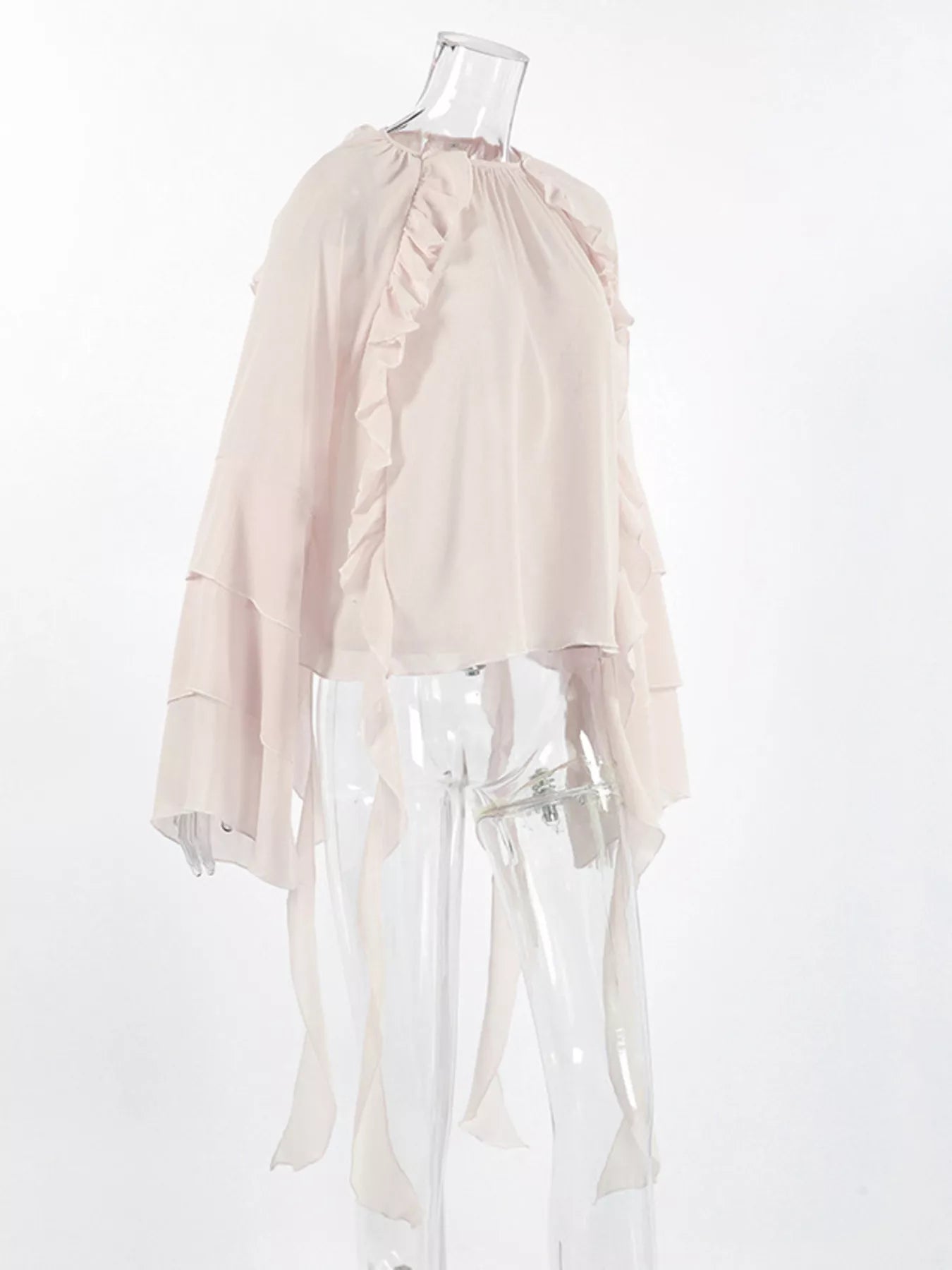 Trendsi Ruffled Flare Sleeve Blouse -