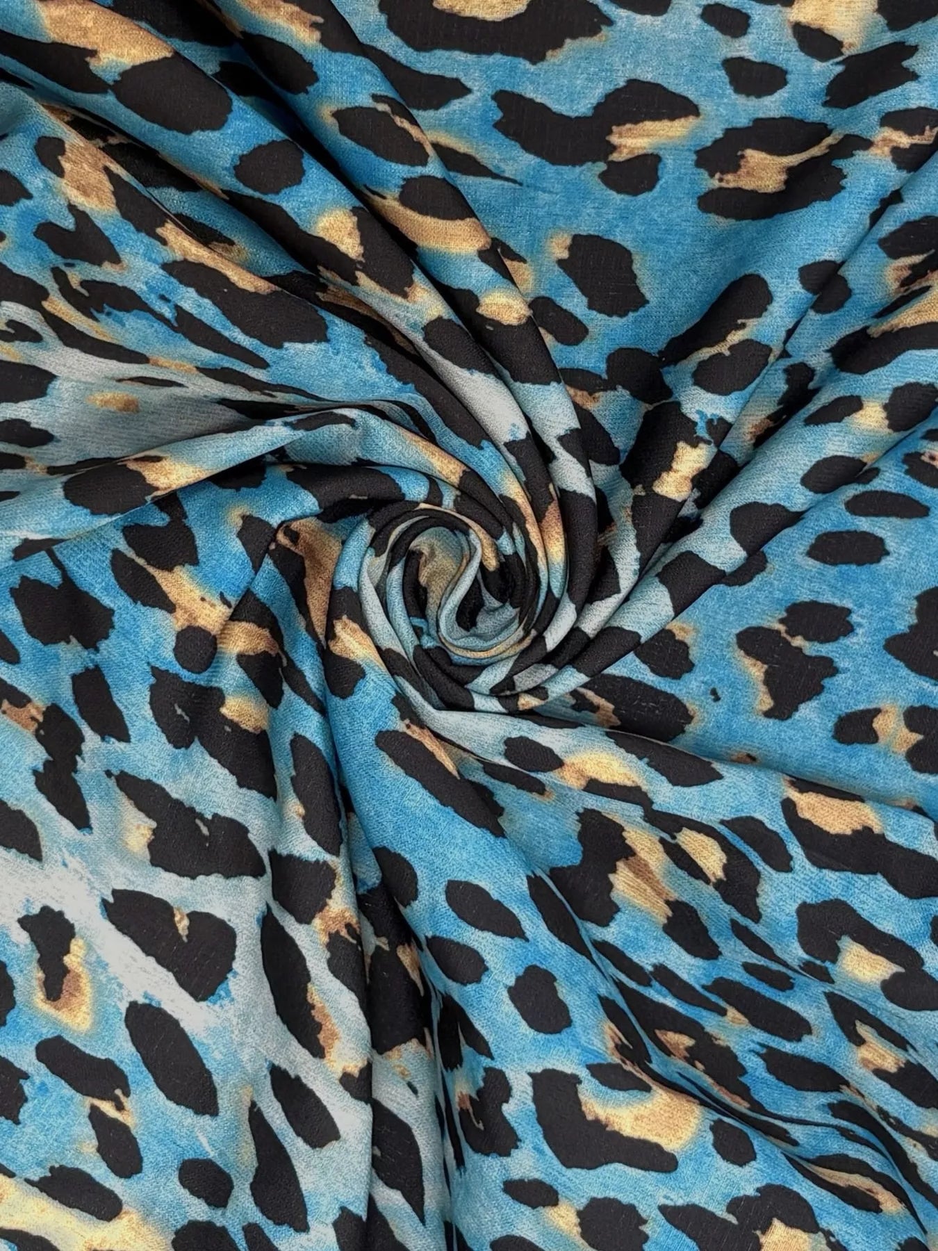 Trendsi Leopard Zip Front Hooded Dress -