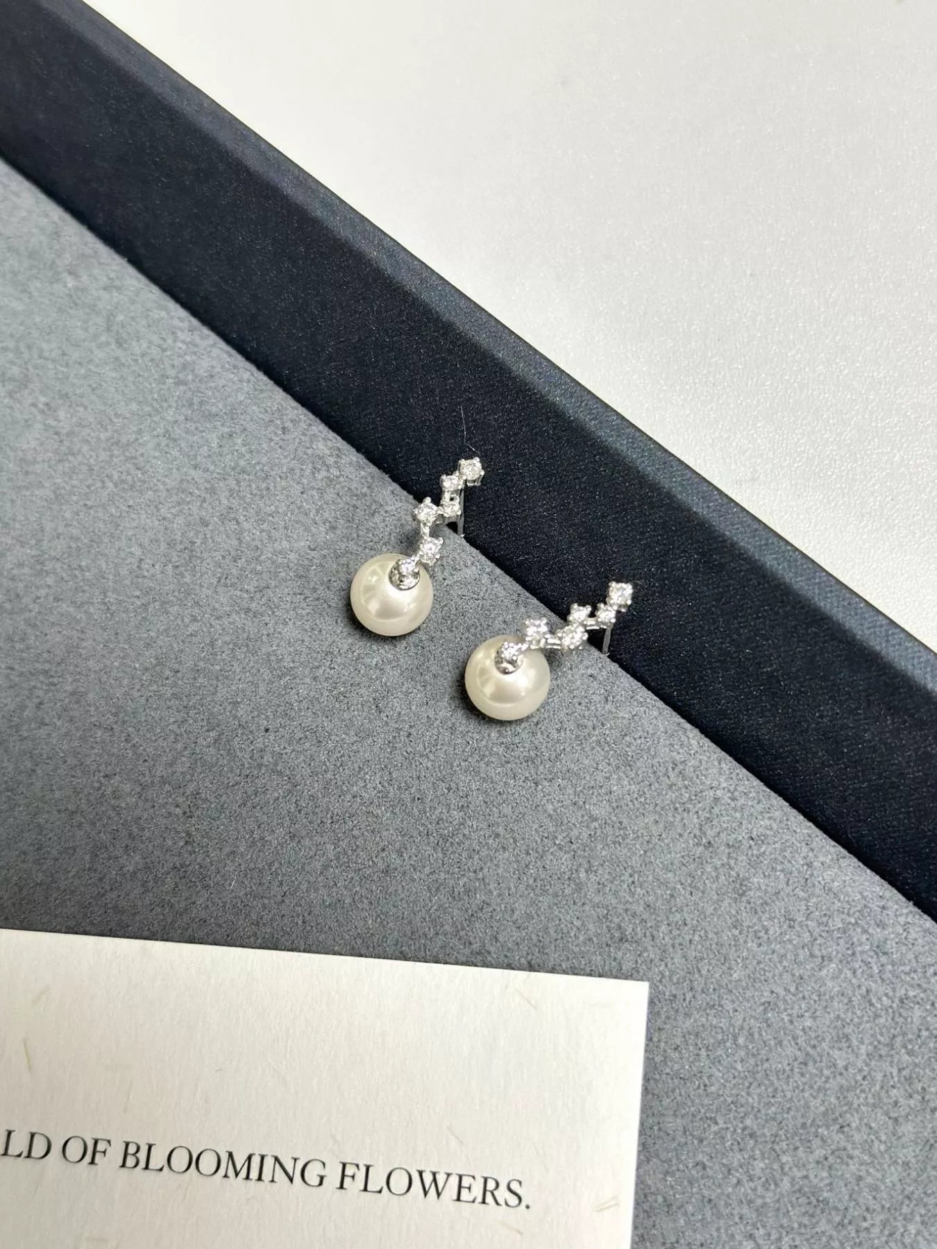 Trendsi 925 Sterling Silver Zircon Earrings -