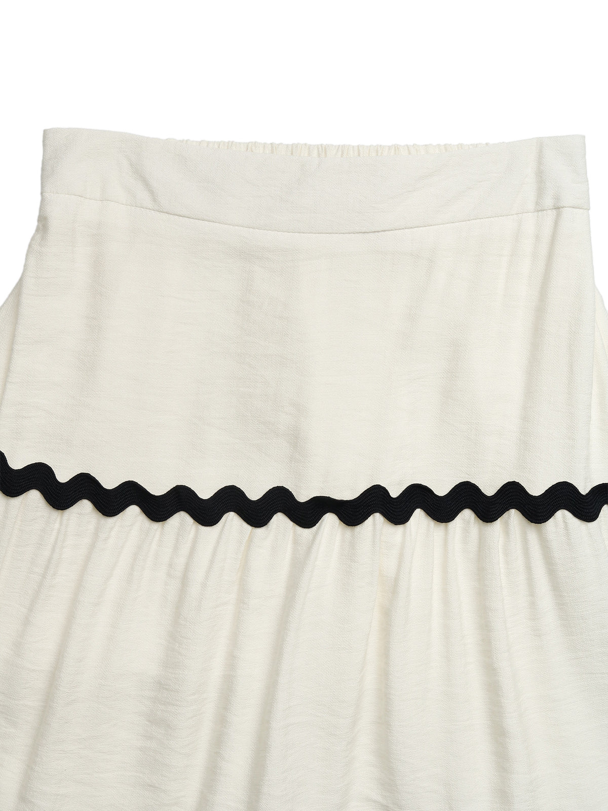 Trendsi Tiered Flowy Midi Skirt -
