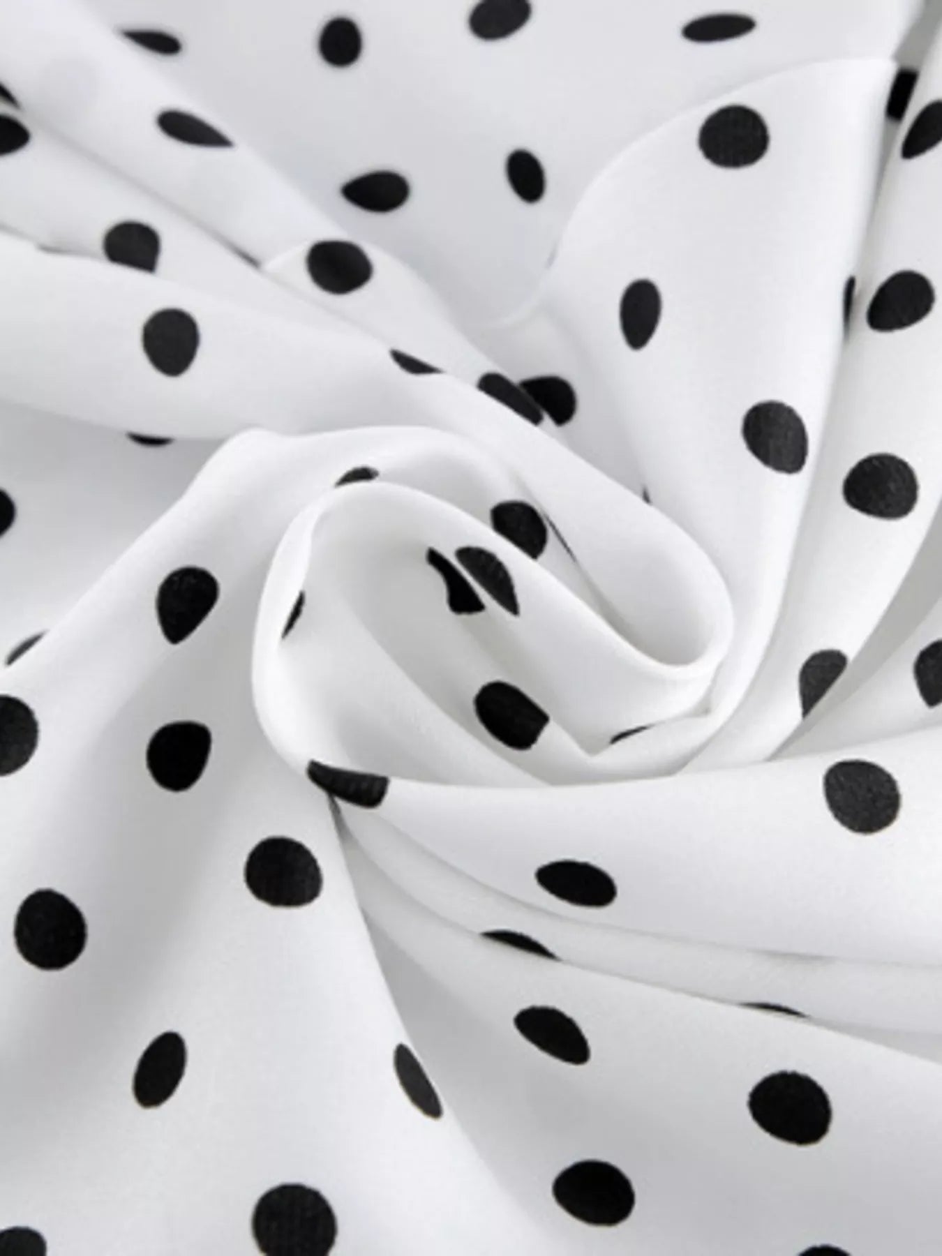 Trendsi Polka Dot Mermaid Maxi Skirt -