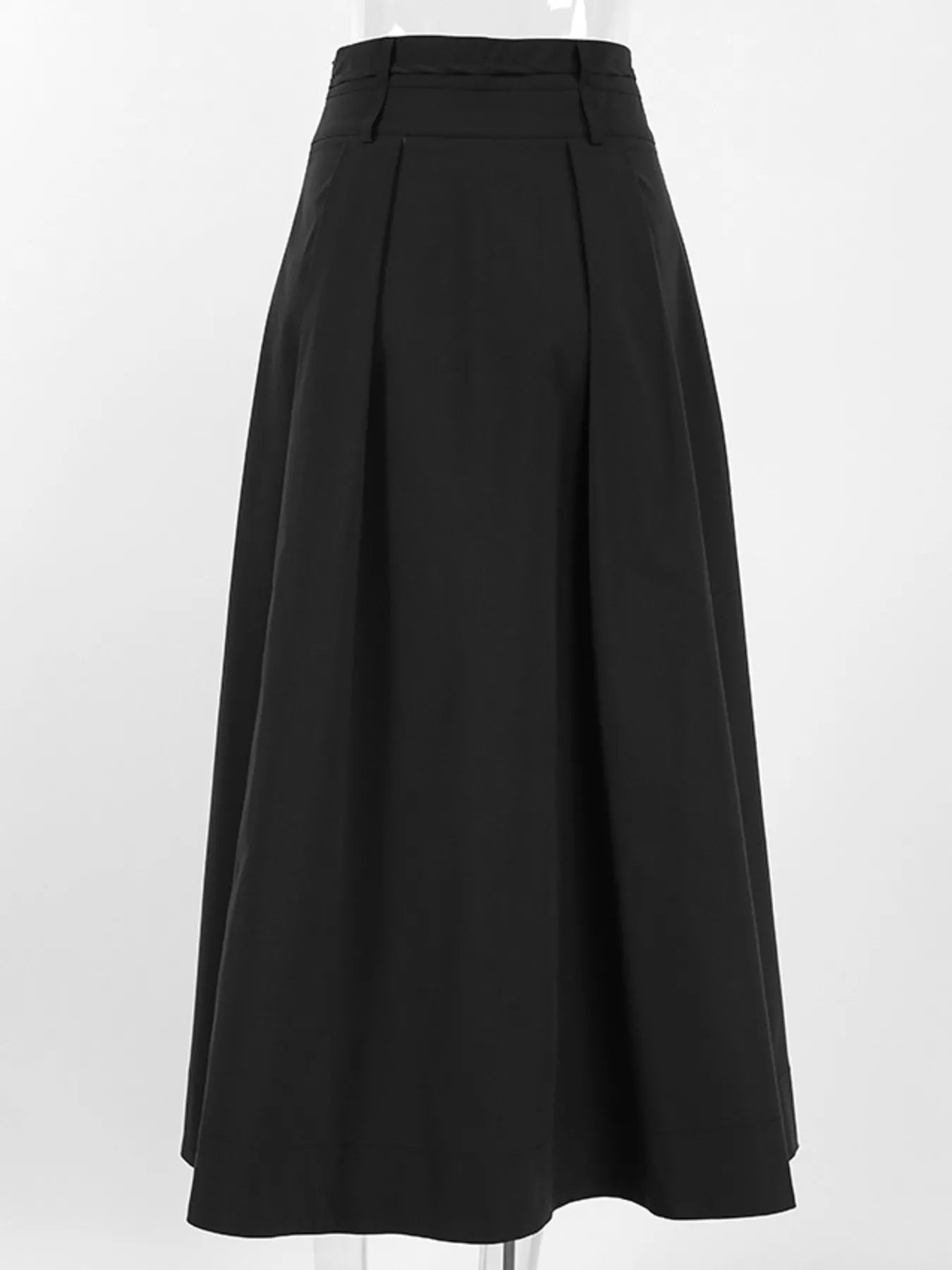 Trendsi High-Waisted A-Line Skirt -