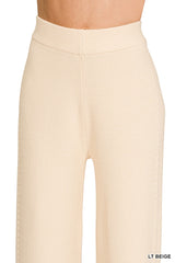 Trendsi Zenana Viscose Sweater Pants -