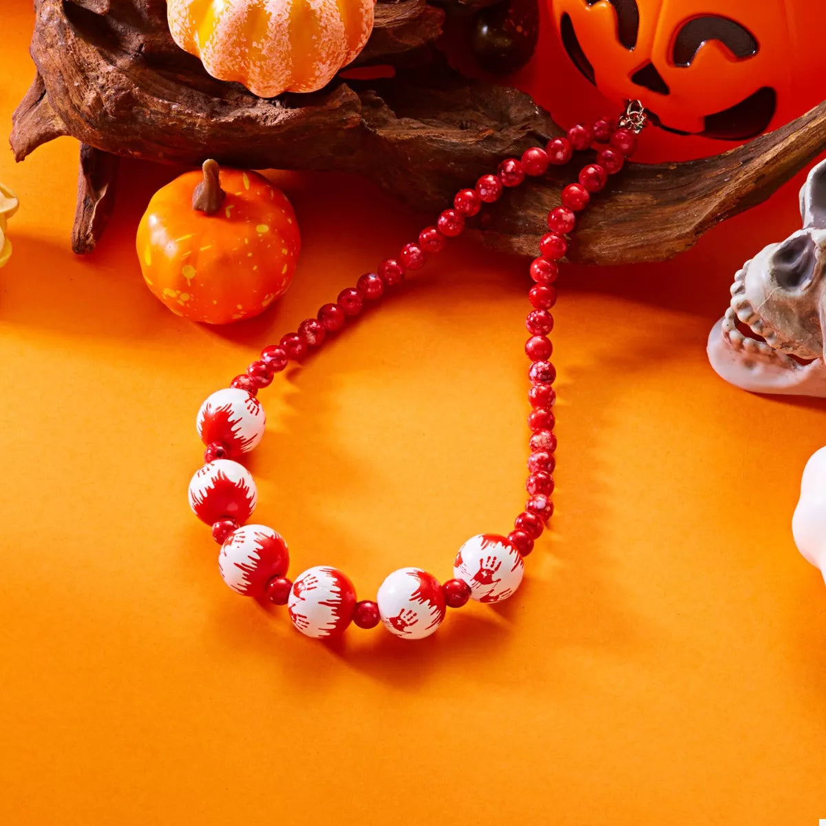 Trendsi Halloween Necklace and Bracelet Jewelry Set -