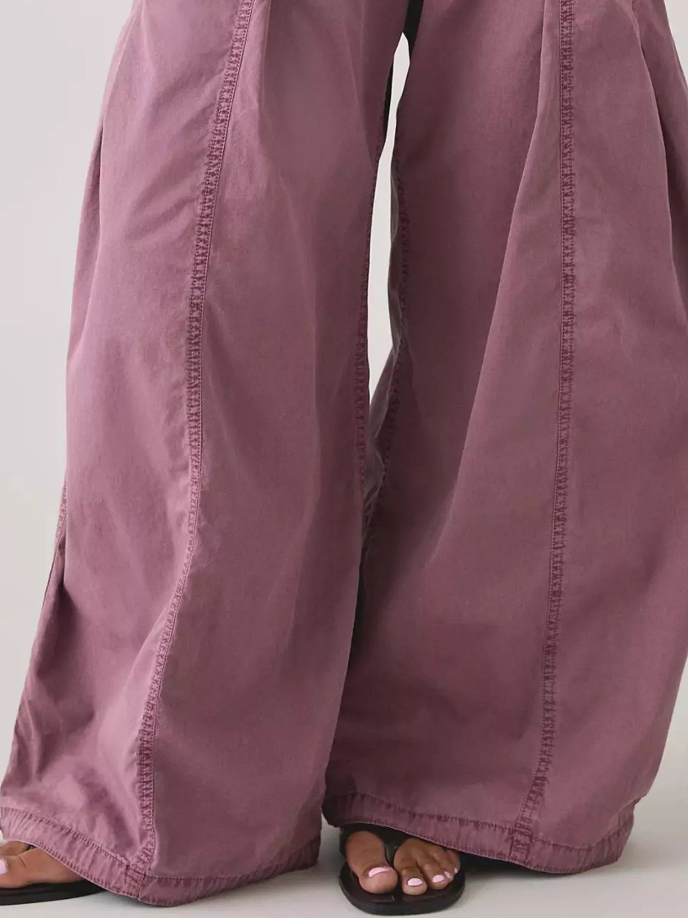 Trendsi High-Waisted Cargo Wide-Leg Pants -