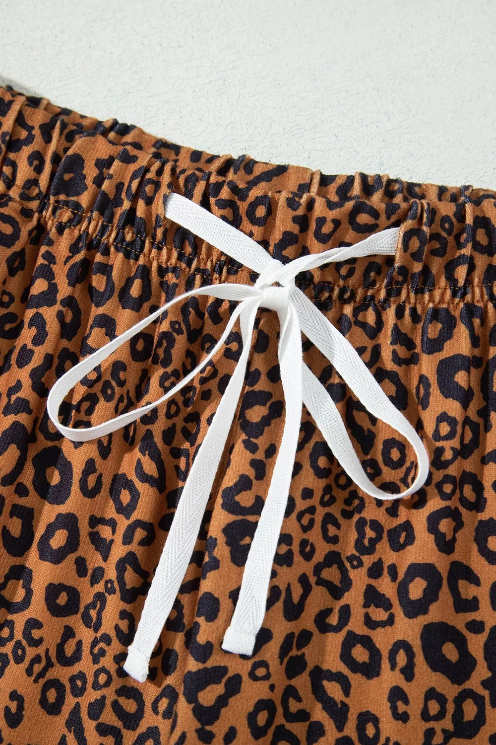 Trendsi Leopard Print Long Sleeve Top Relaxed Pant Set -