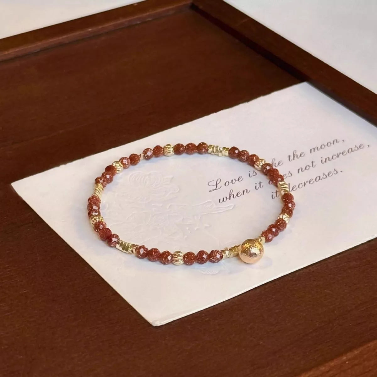 Trendsi Lightweight Beaded Charm Bracelet -