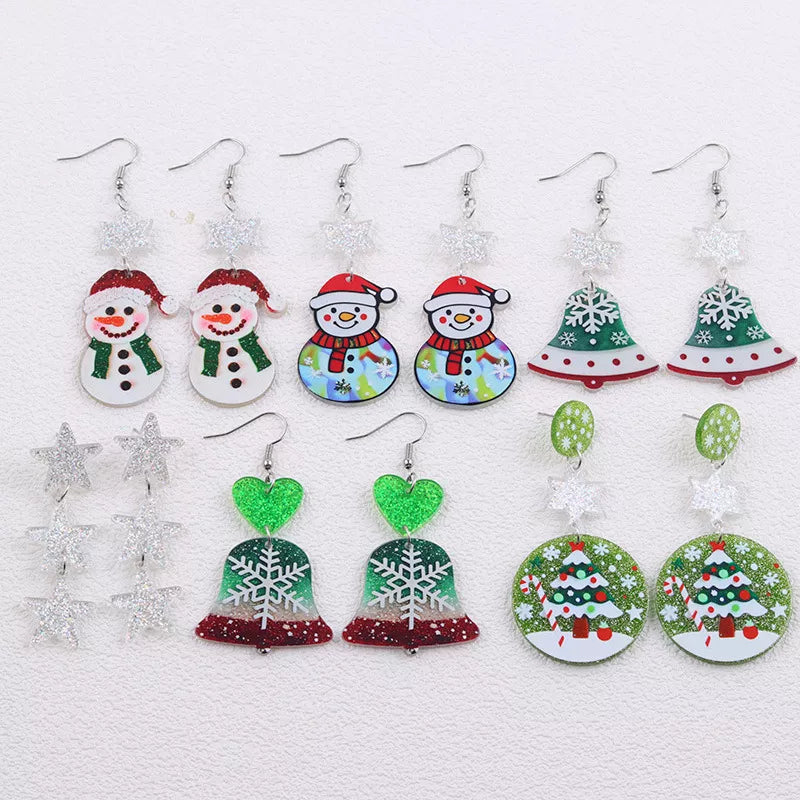 Trendsi Christmas Theme Drop Earrings -