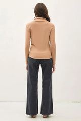 Trendsi Be Cool Mock Neck Long Sleeve T-Shirt -