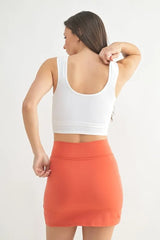 Trendsi MONO B Ruched Front Active Tank -