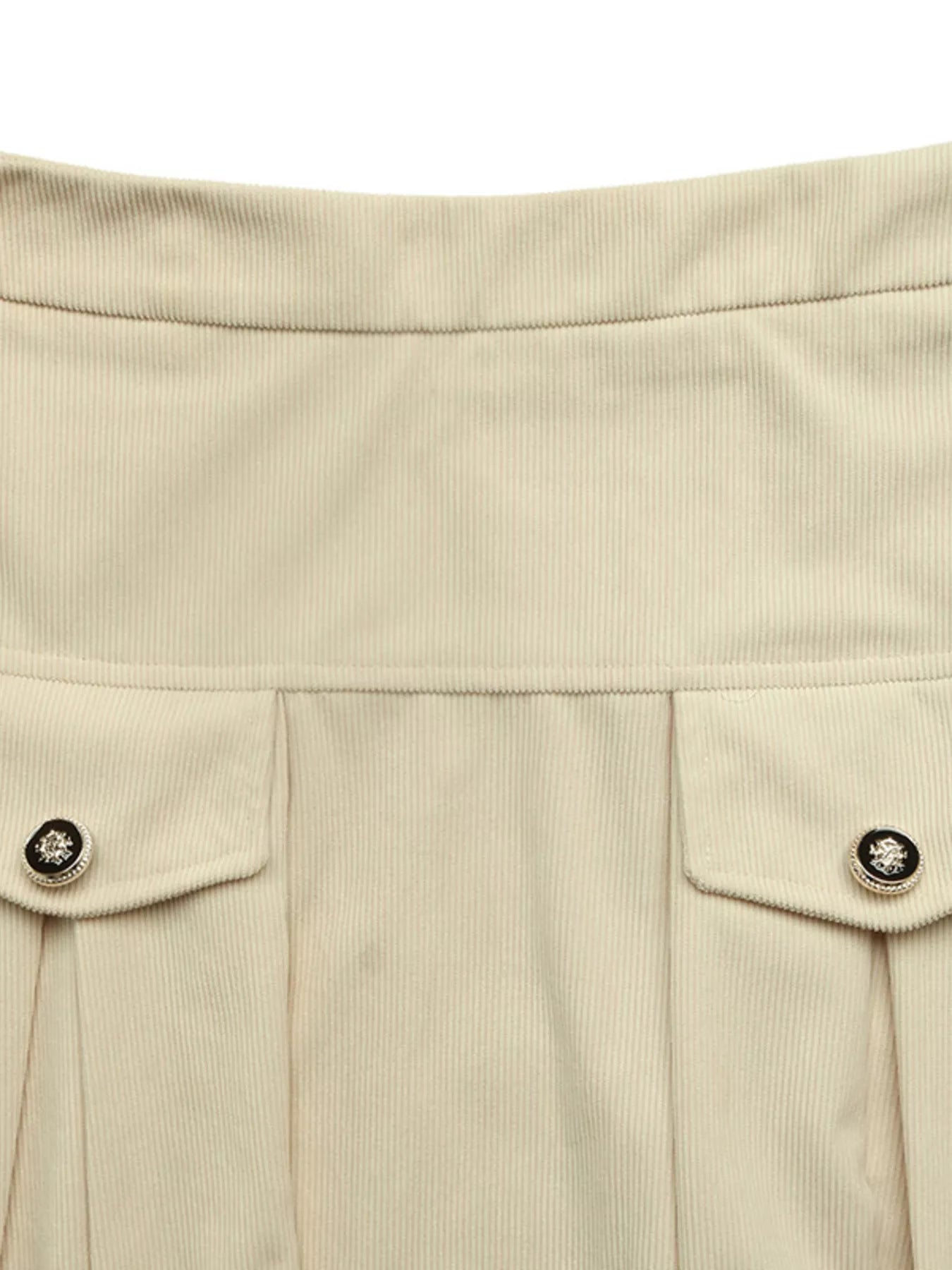 Trendsi High Waist Pleated Midi Skirt -