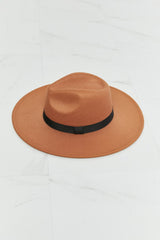 Trendsi Fame Enjoy The Simple Things Fedora Hat -
