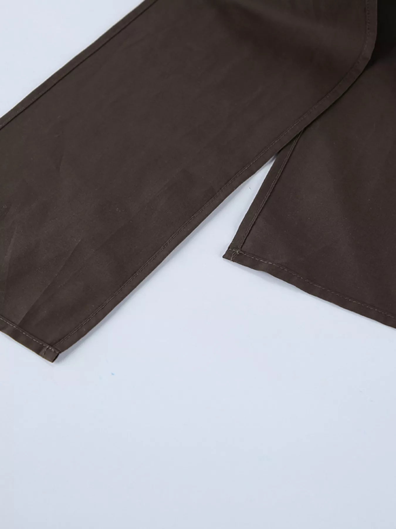 Trendsi Slim-Fit Ruched Waist Shirt -