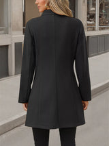 Trendsi Button Up Long Sleeve Coat -