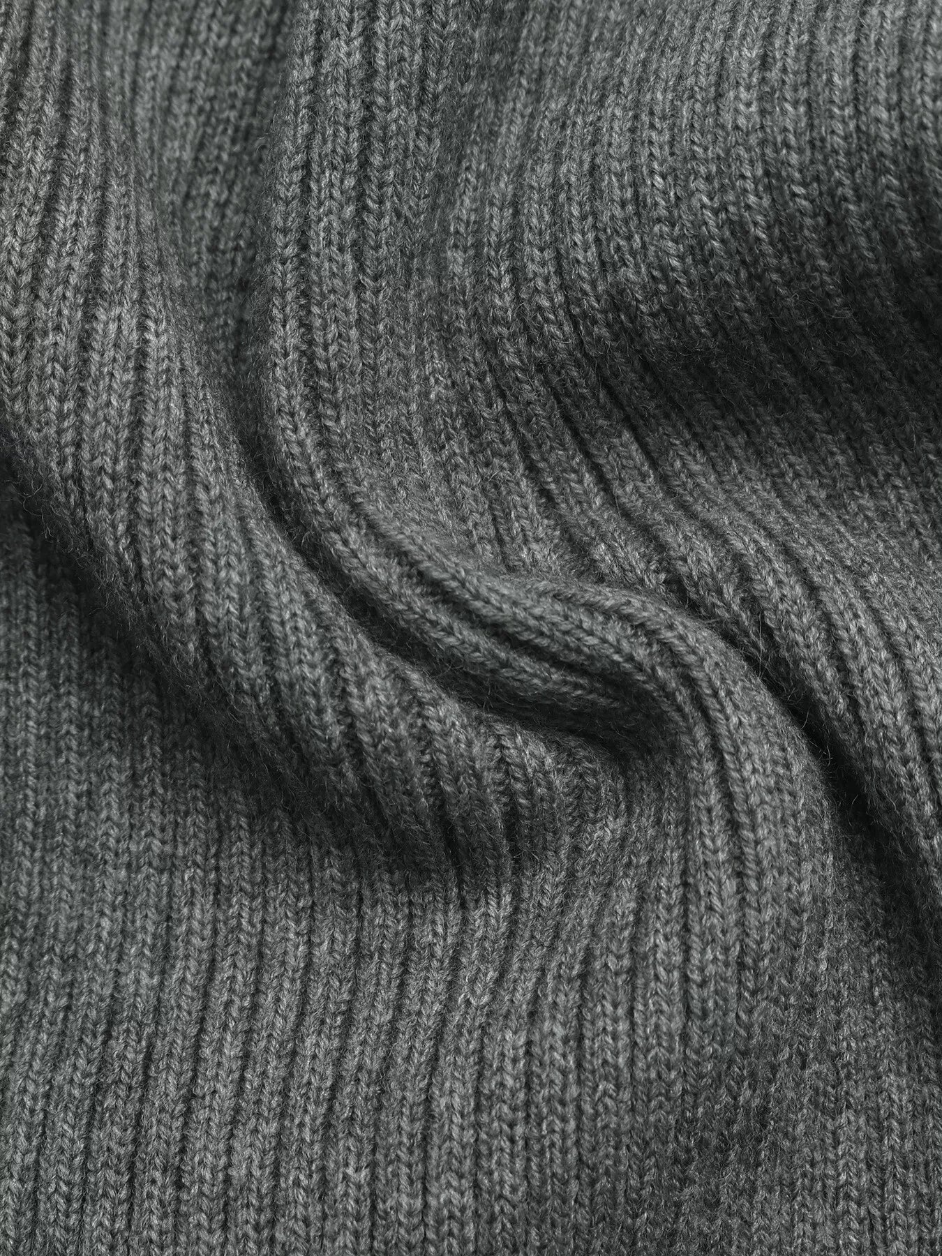 Trendsi Turtleneck Button-Down Cardigan -