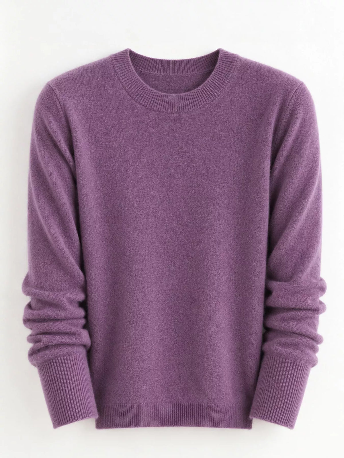 Crew Neck Long Sleeve Sweater — garment front