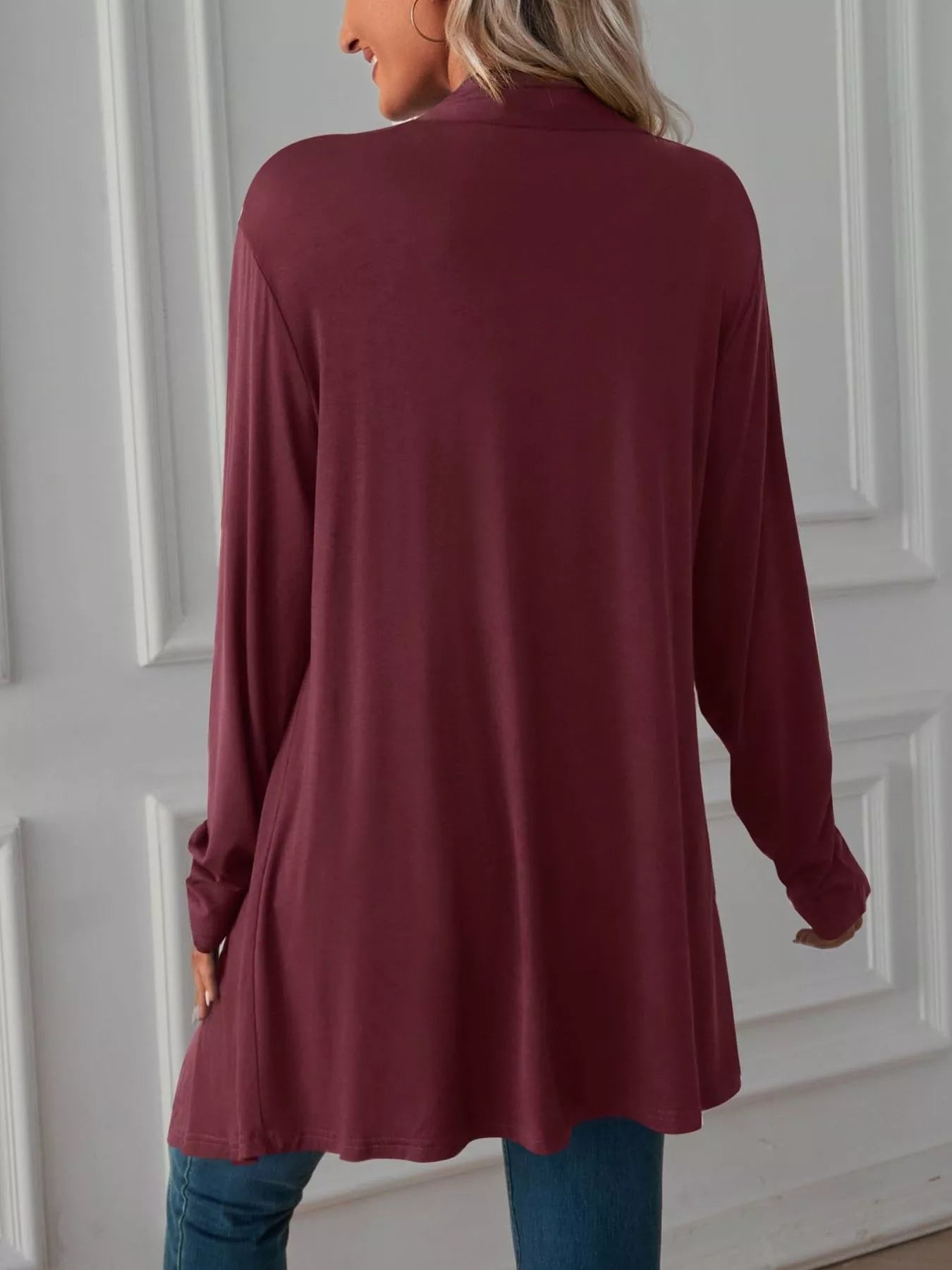 Trendsi Lightweight Open Front Cardigan -