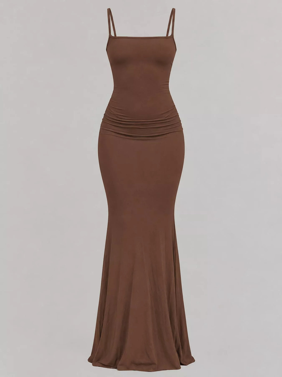Square neck spaghetti-strap maxi dress, product view