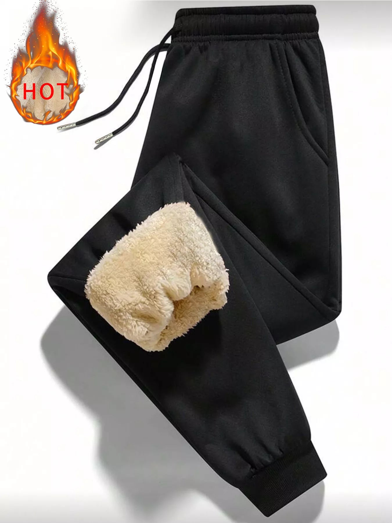 Trendsi Fleece-Lined Thermal Pants -