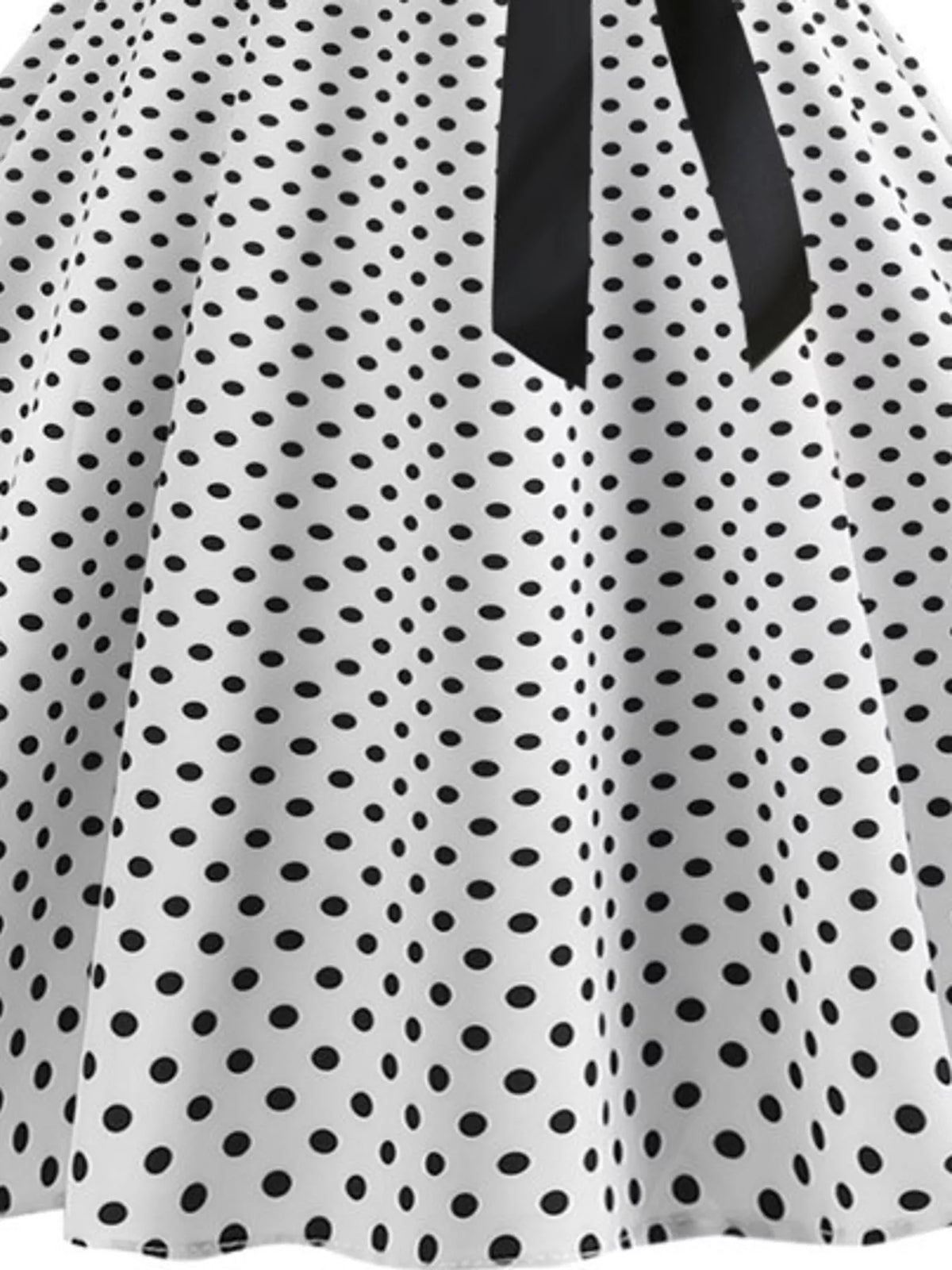 Halter neck sleeveless knee dress, construction and design details