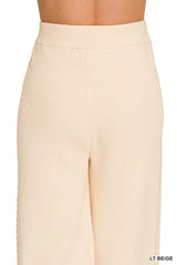 Trendsi Zenana Viscose Sweater Pants -