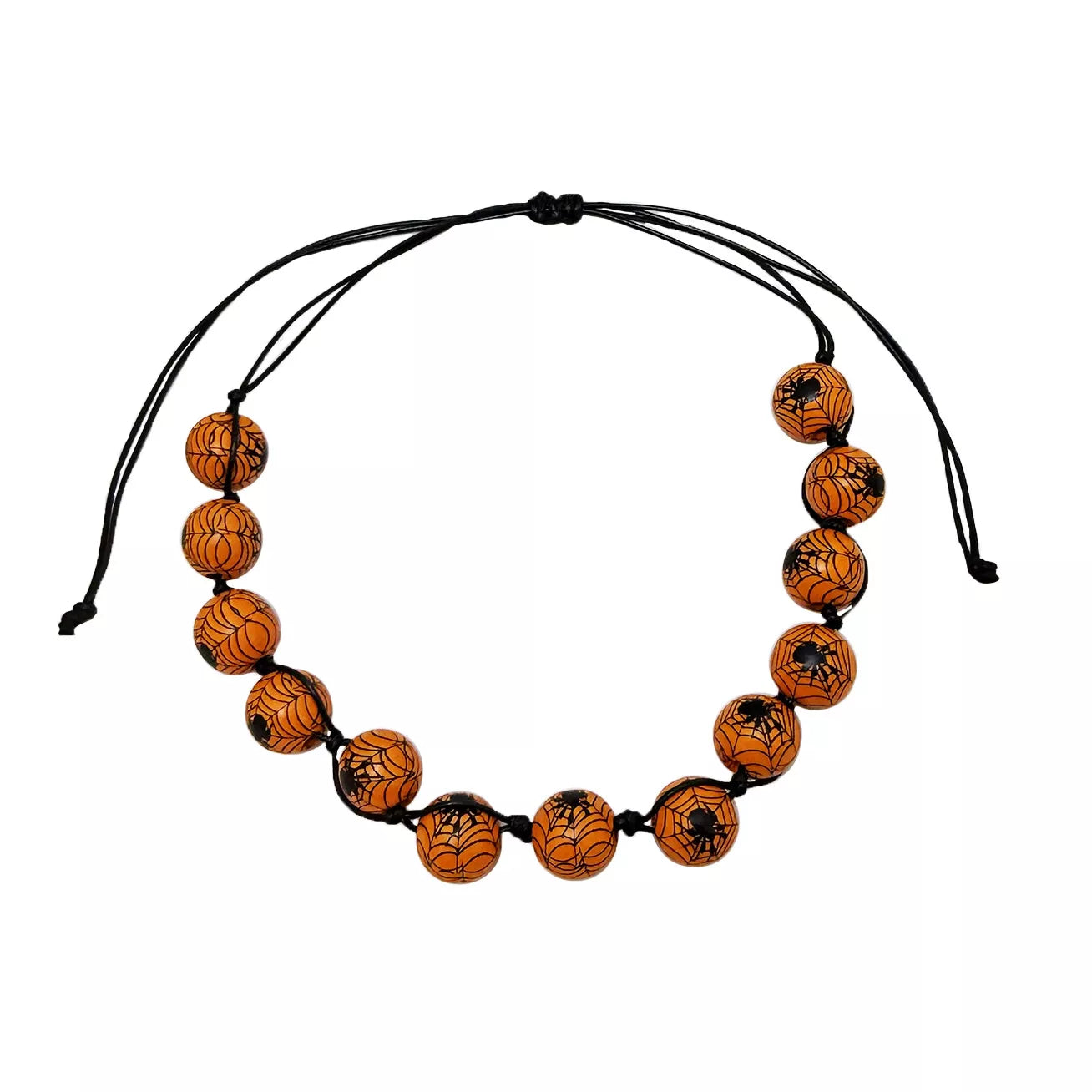 Trendsi Halloween Beaded Choker Necklace -