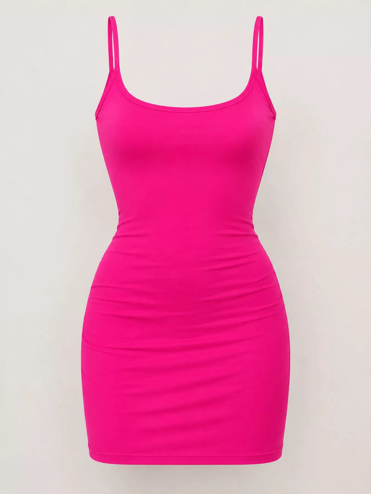 Camisole mini dress, pink flat lay