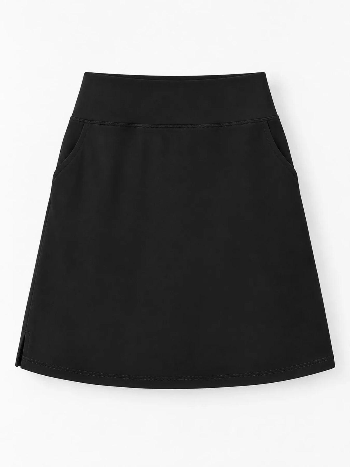 High-Waisted Athletic Skort with Side Pockets — garment front
