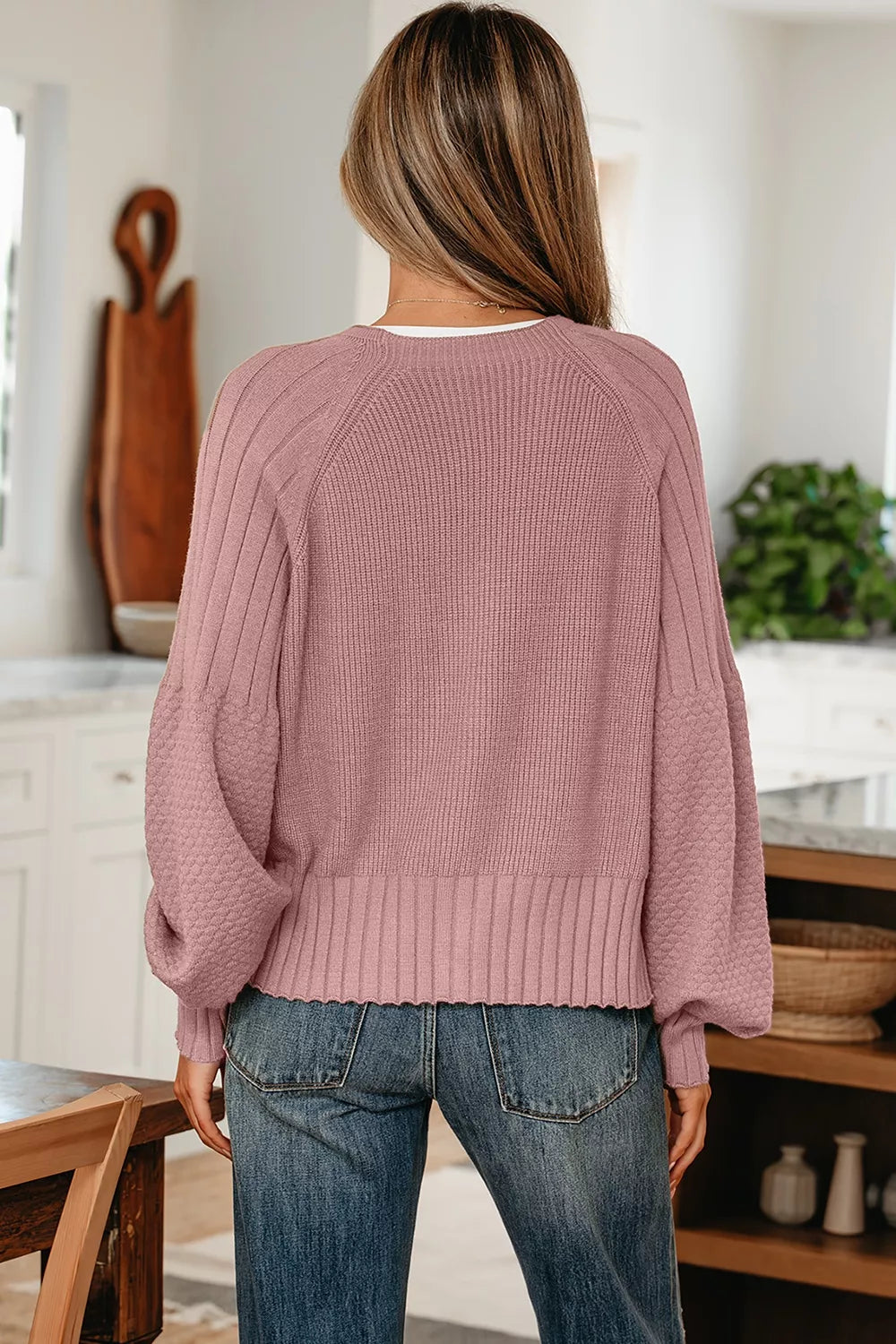 Trendsi V-Neck Button-Down Cardigan -