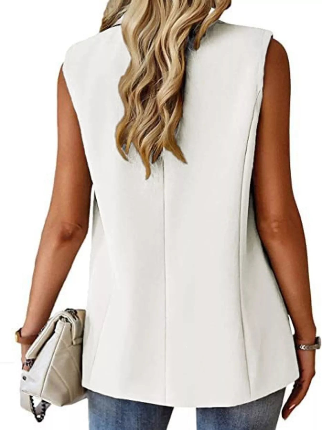 Trendsi One Button Blazer Vest -