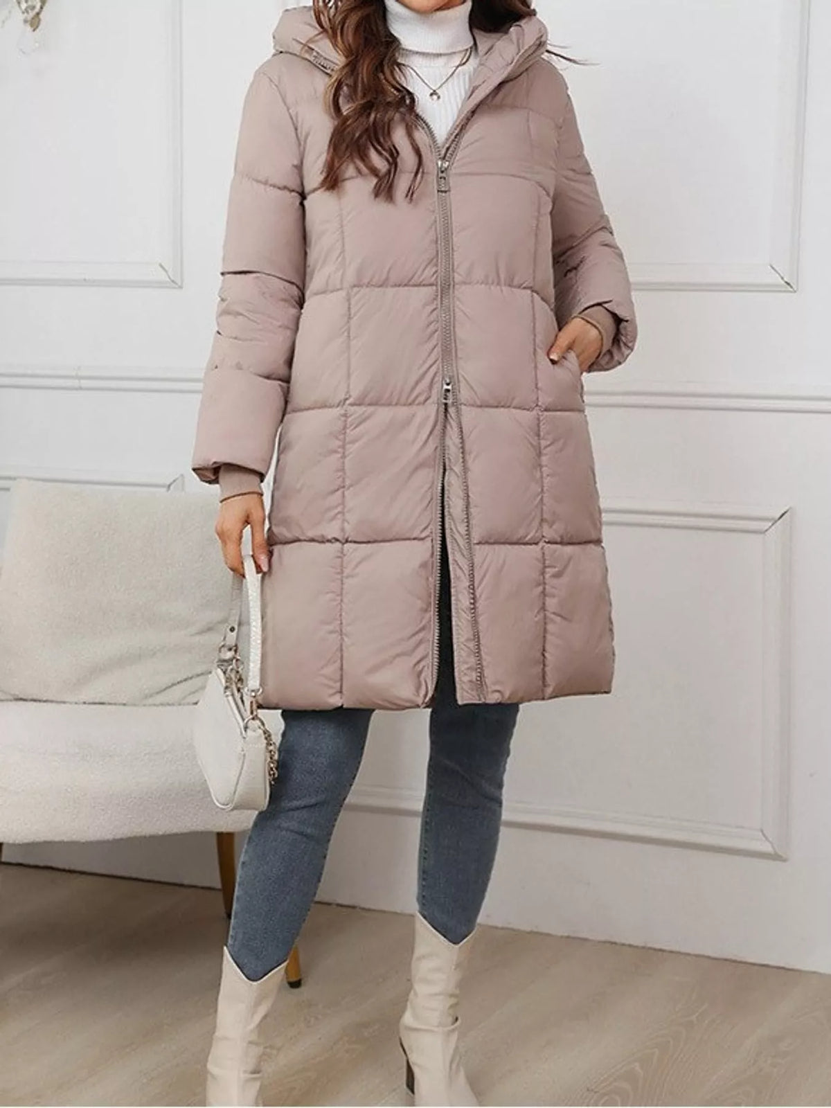 Long-sleeve coat