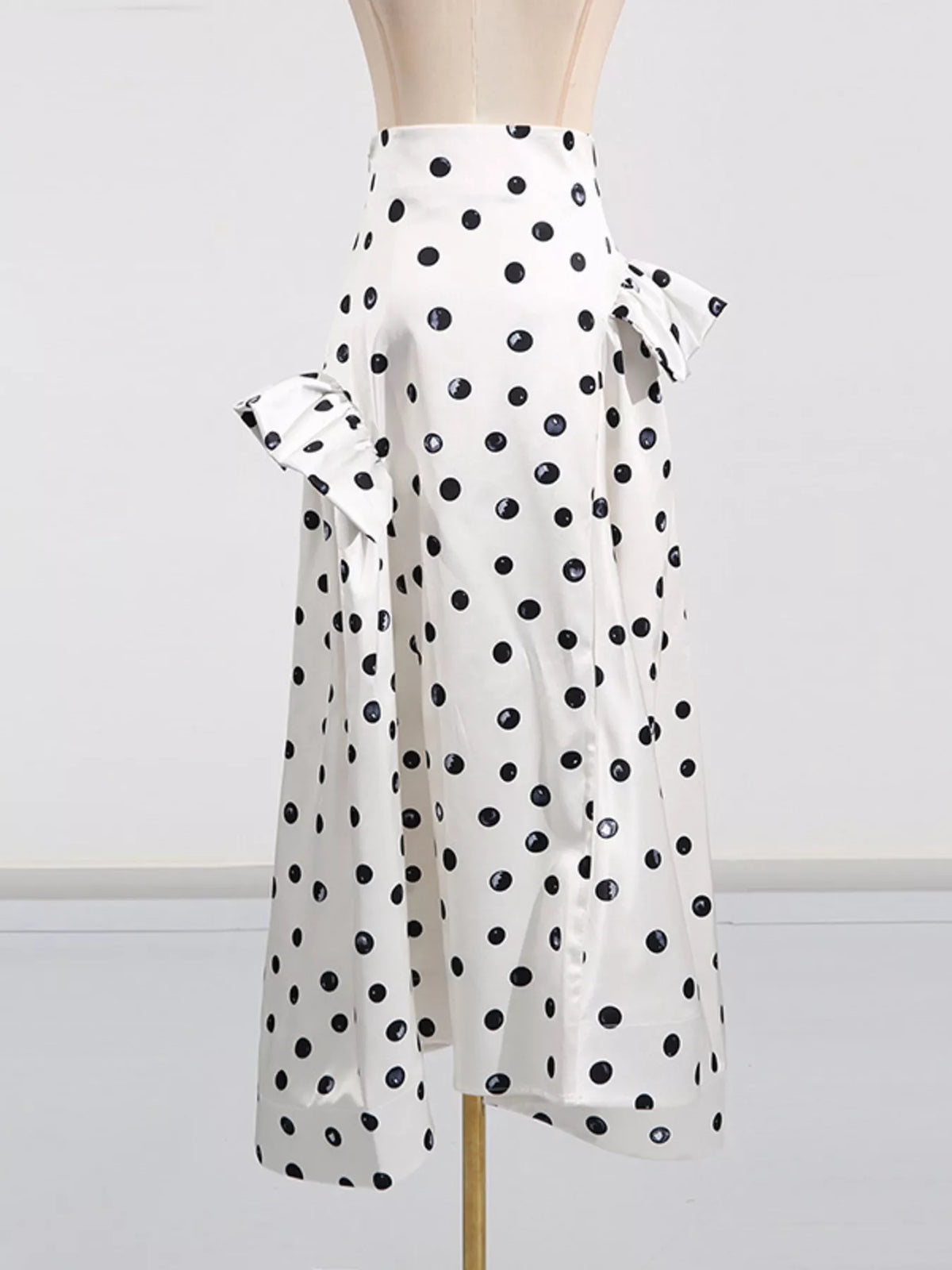 Trendsi Polka Dot Ruffle Skirt -