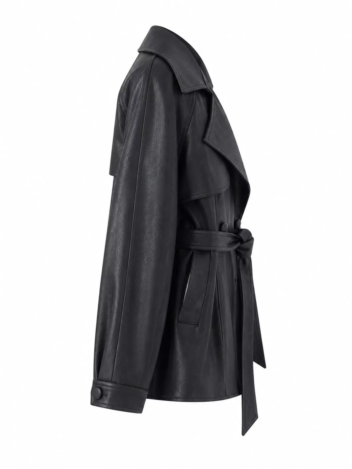Collared long sleeve jacket, product view