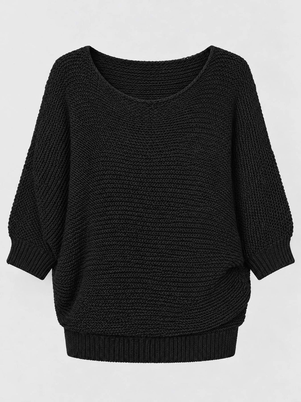 Three-quarter sleeve sweater, product view