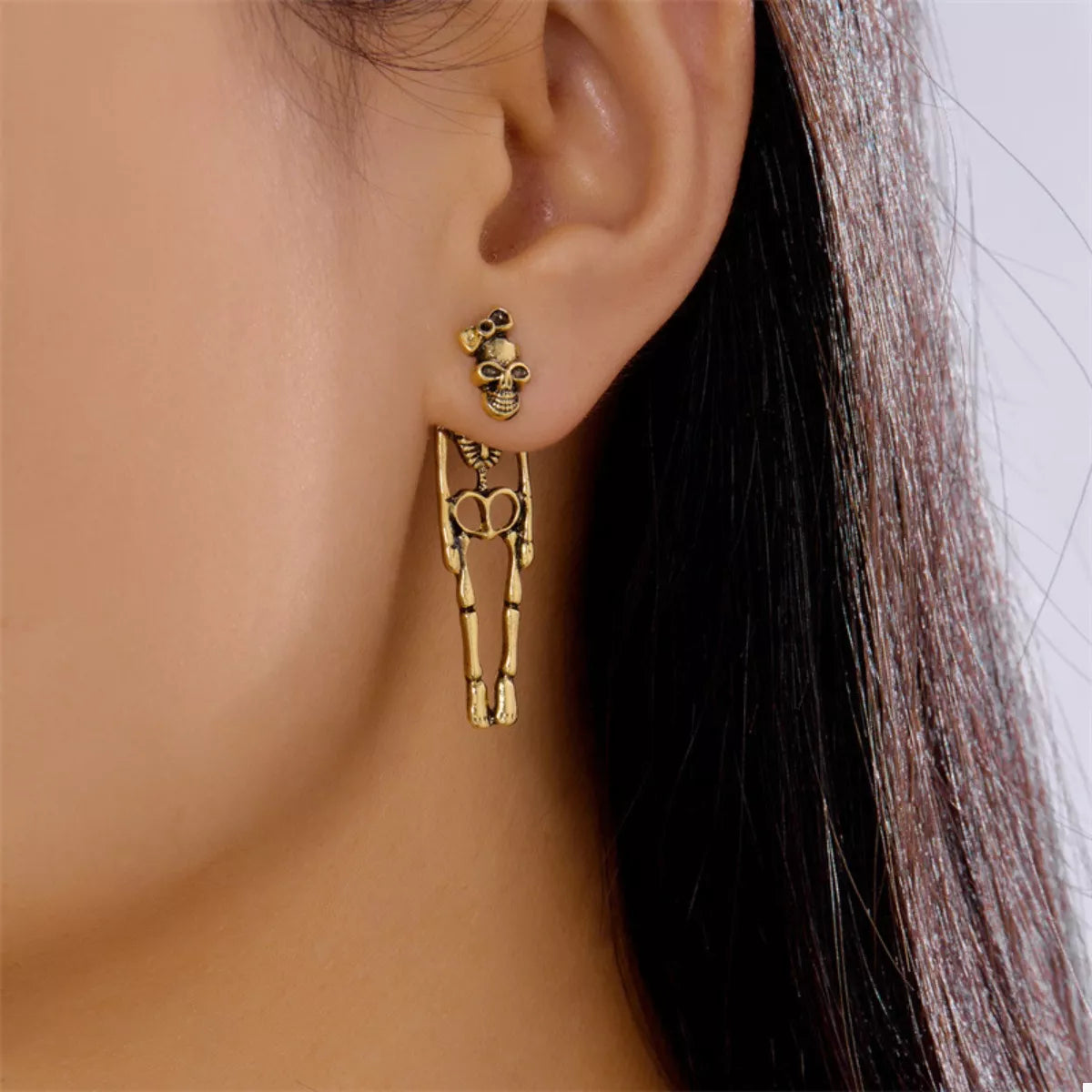 Trendsi Halloween Skeleton Drop Earrings -