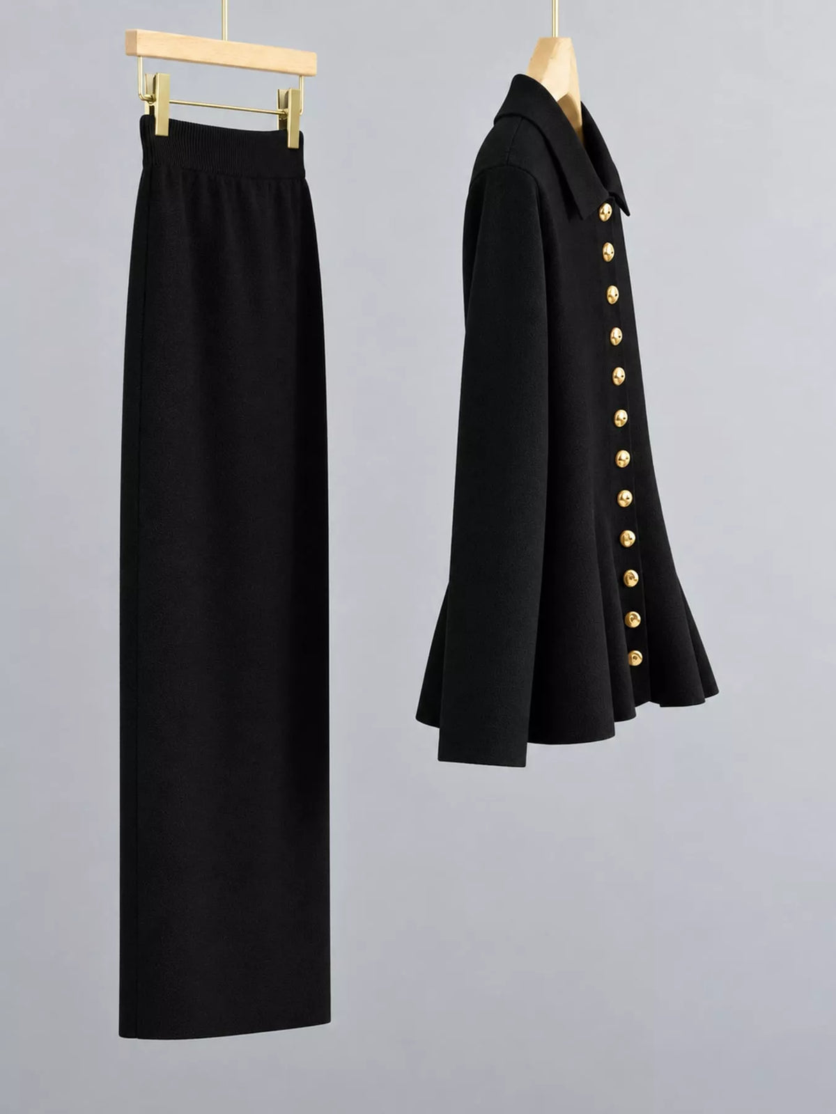 Cardigan and skirt set