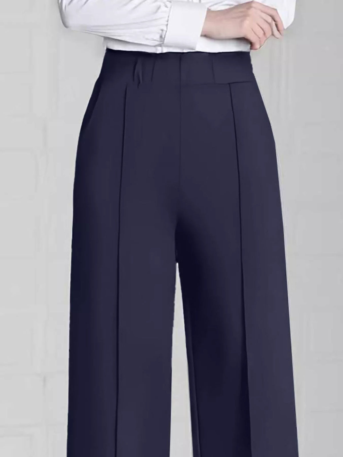 Trendsi High Waist Wide Leg Pants -