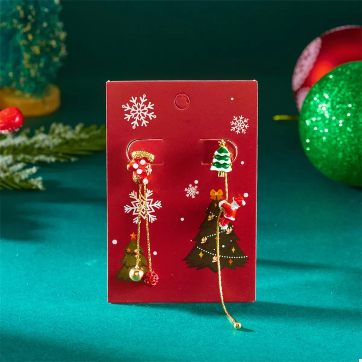 Trendsi Christmas Santa Drop Earrings -