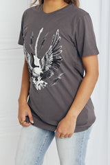 Trendsi mineB Full Size Eagle Graphic Tee Shirt -