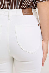 Trendsi Judy Blue High Waist Extended Waistband Capri Pants with Spade Pockets -