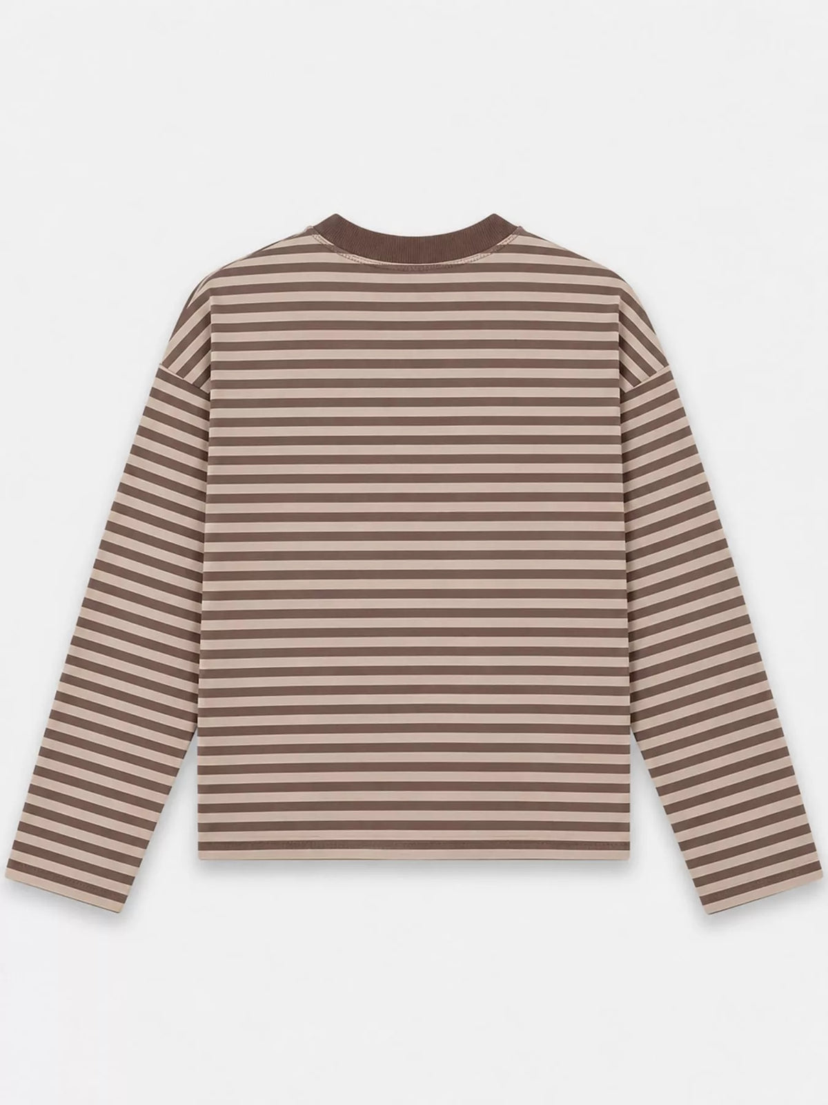 Long Sleeve Crew Neck T-Shirt — back view