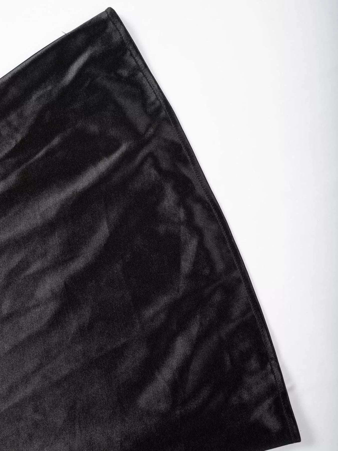 Trendsi Satin Midi Skirt -