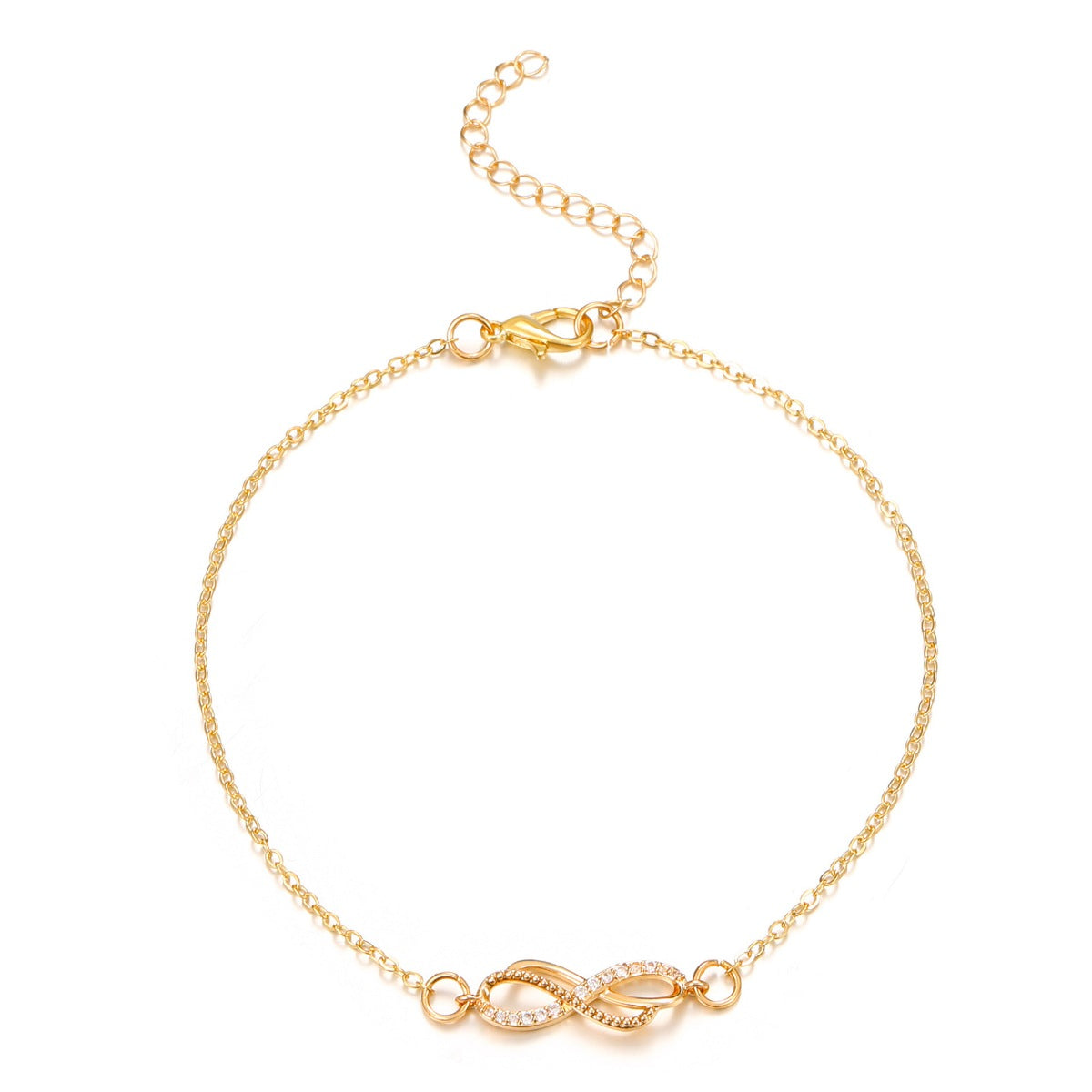 Trendsi Infinity Knot Charm Bracelet -