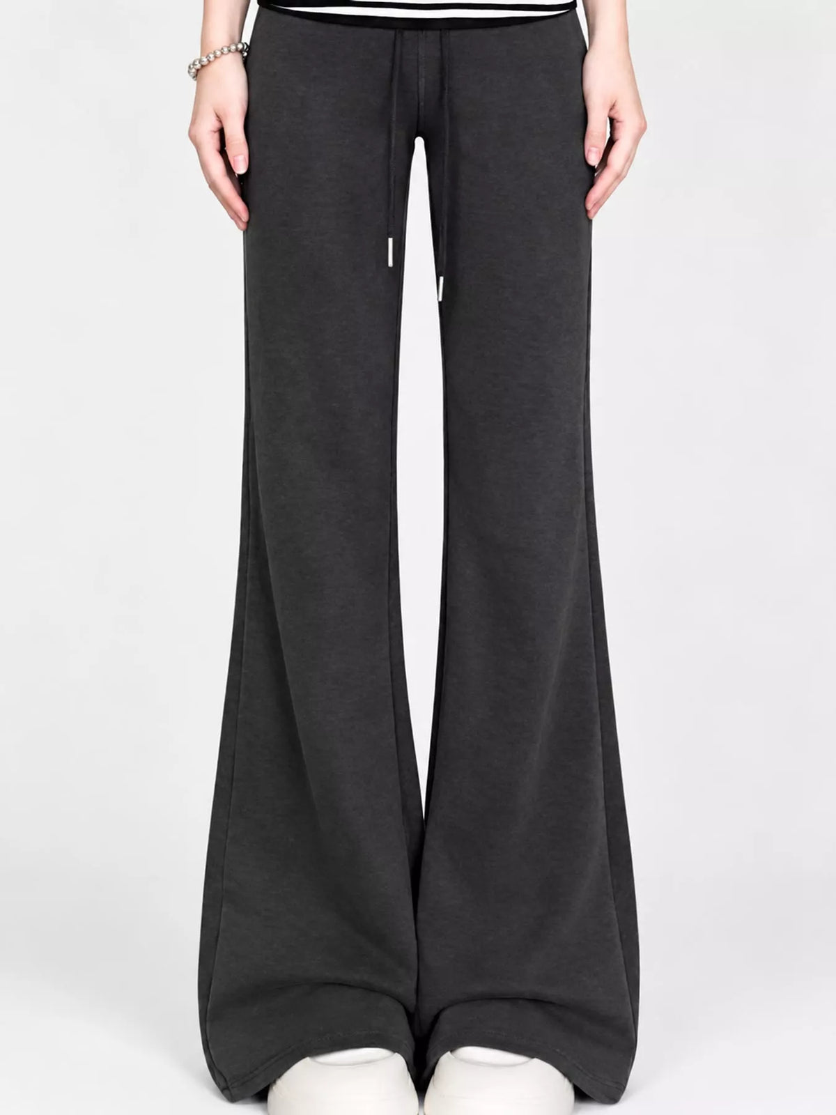 Black drawstring pants