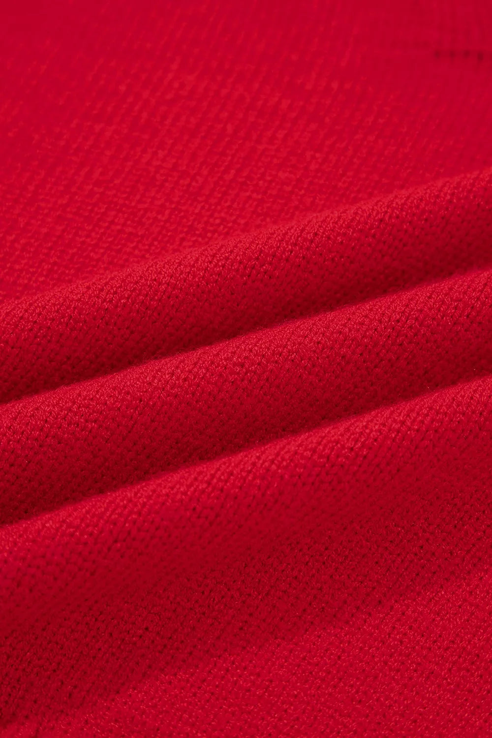 Trendsi Ribbed Hem Long Sleeve Sweater -