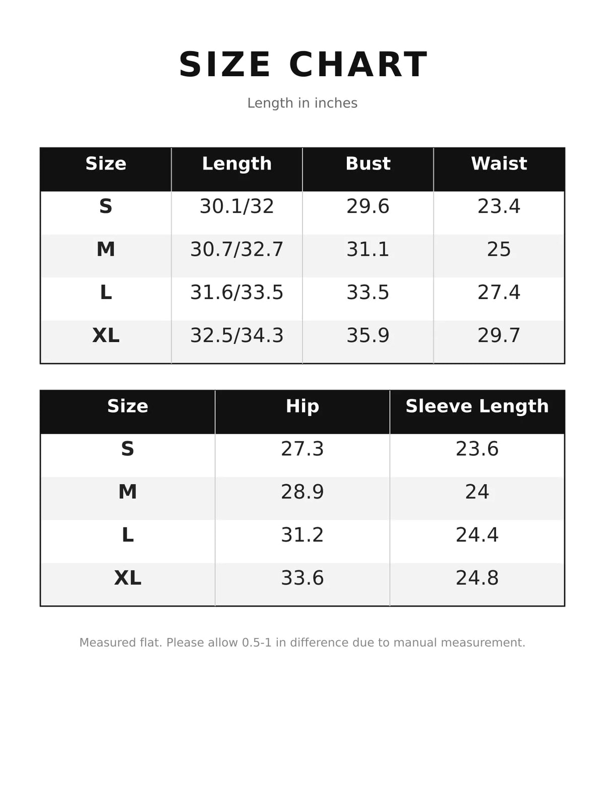 Leopard Print Mesh Long Sleeve Mock Neck Bodysuit — size and measurement chart
