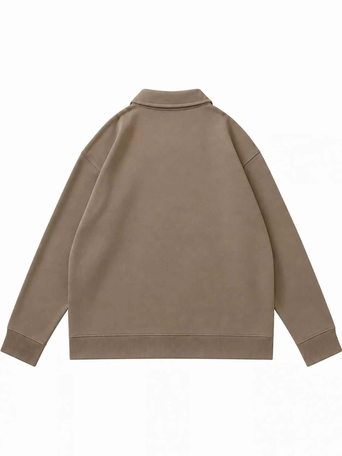 Quarter-Zip Long Sleeve Sweatshirt — back view